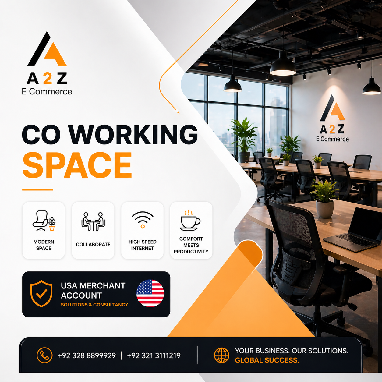 Coworking Workstations A2Z E Commerce