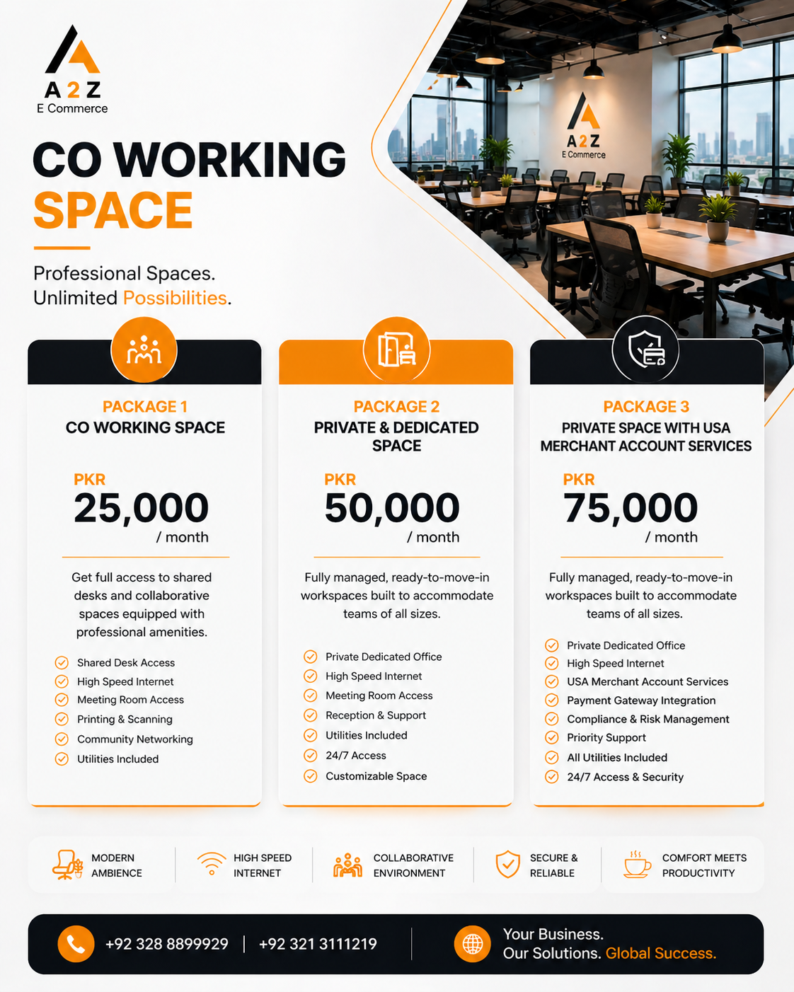 Coworking Meeting Facilities Gulberg Lahore